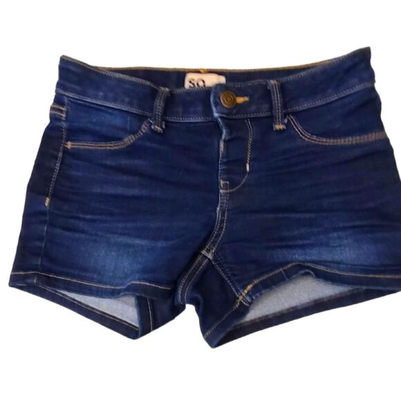SO Other - SO Shorts 4-Pocket Denim Frint Zipper Girls sz 12
